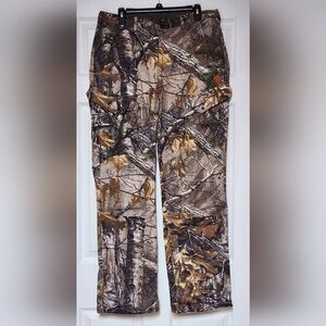 Men's Game Winner Realtree Medium 32-34 Camo Cargo Hunting Pants